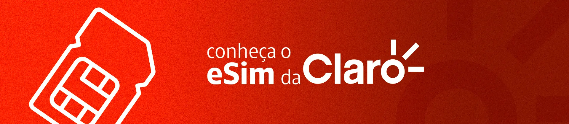 Banner Claro eSIM Desktop